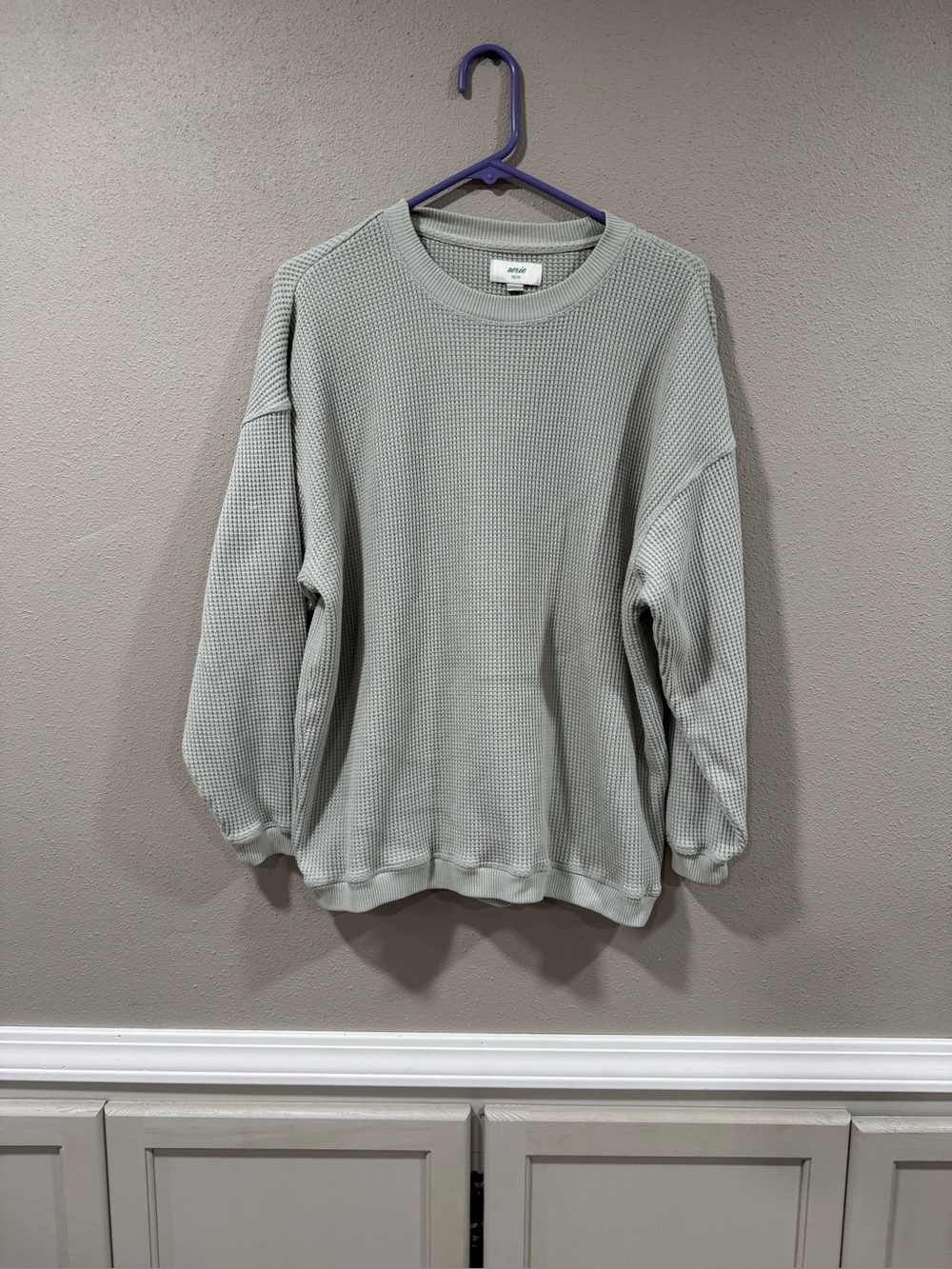 Aerie Waffle Knit Crewneck